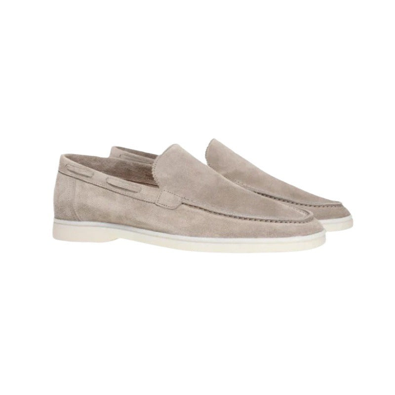 Men's Summer Frosted Suede One-Pedal Shoes