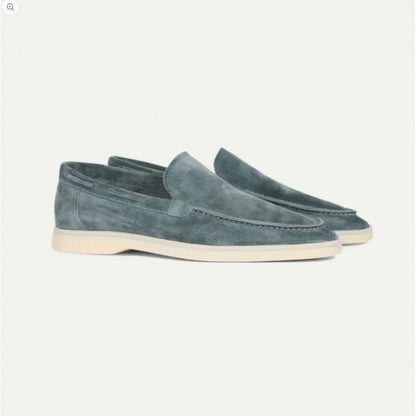 Men's Summer Frosted Suede One-Pedal Shoes