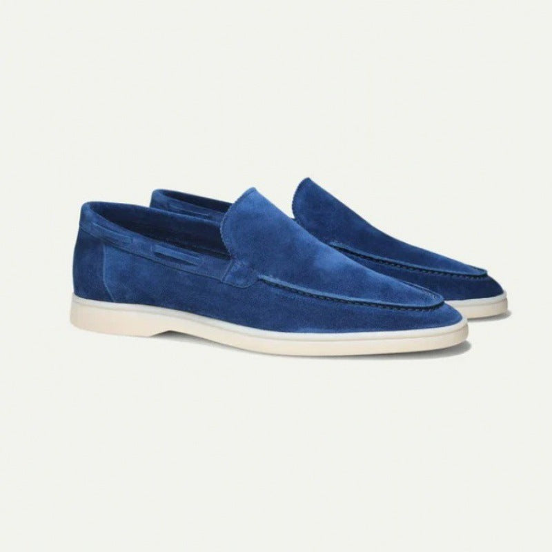 Men's Summer Frosted Suede One-Pedal Shoes