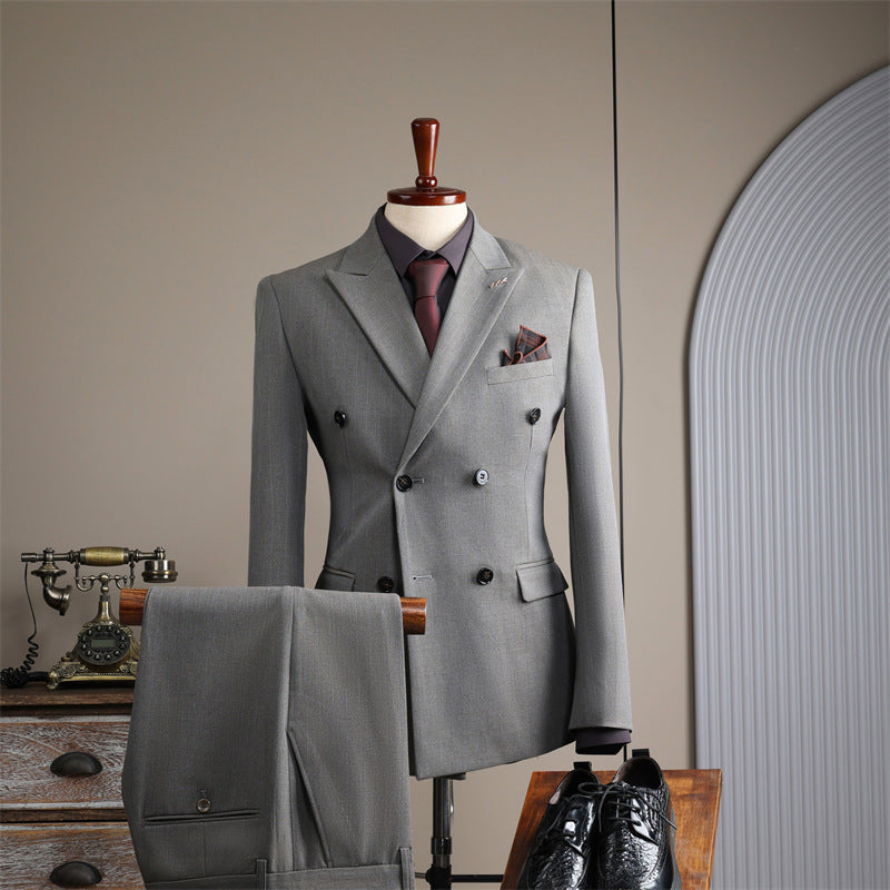 Men's Double-Breasted Suit