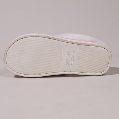 Fluffy Fleece Slippers –  Indoor Cotton Slippers