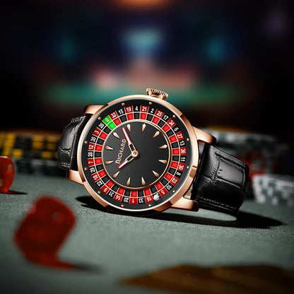 Richard NH35 Mechanical Watch – Rotating Dial Roulette