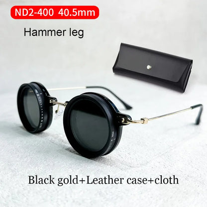 Handmade ND9 Retro Polarized Sunglasses