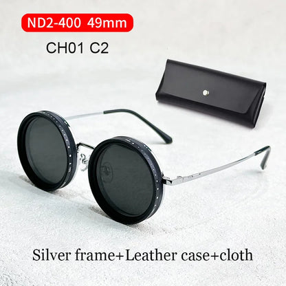 Handmade ND9 Retro Polarized Sunglasses