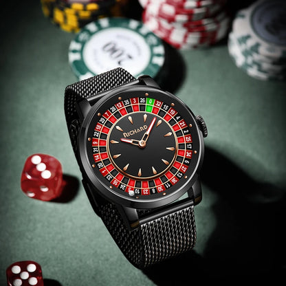 Richard NH35 Mechanical Watch – Rotating Dial Roulette