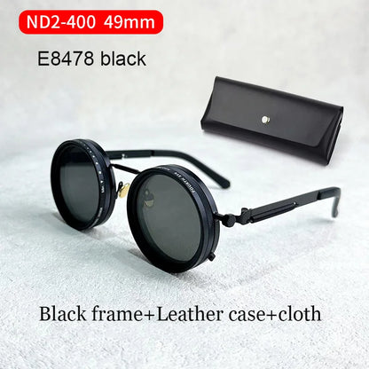 Handmade ND9 Retro Polarized Sunglasses