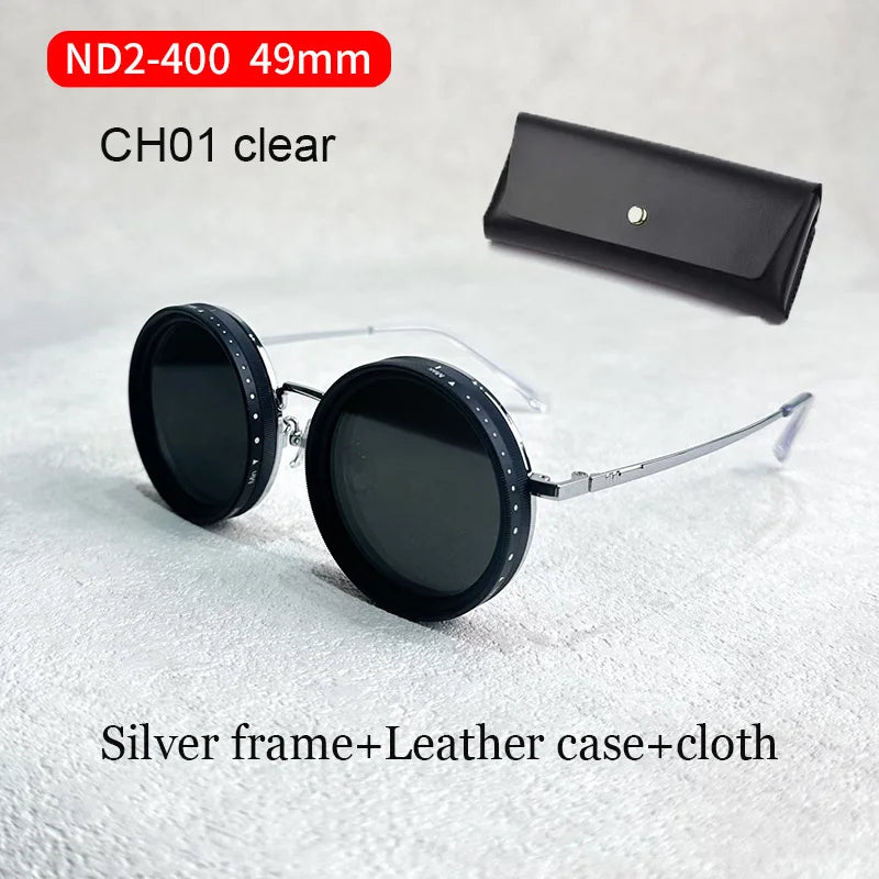 Handmade ND9 Retro Polarized Sunglasses