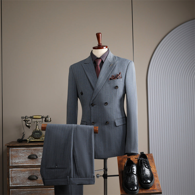 Men's Double-Breasted Suit