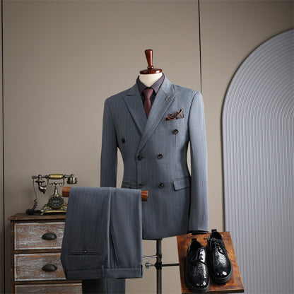 Men's Double-Breasted Suit